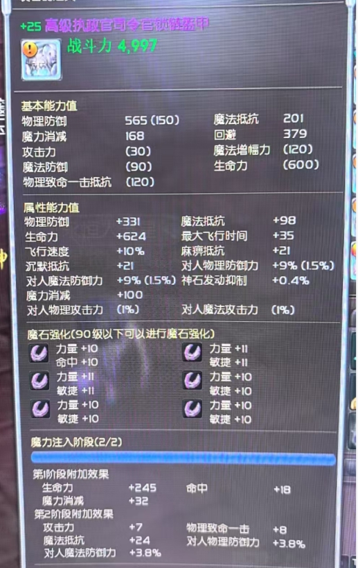 +25护法司令锁链防具套