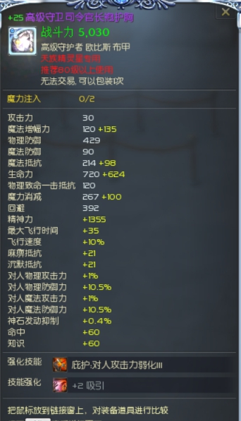 +25司令官长袍上衣精灵用复合魔石